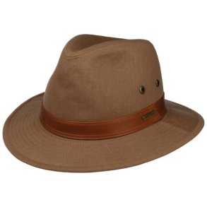Stetson Traveller Cotton Hat Cognac