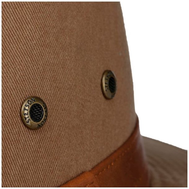 Stetson Traveller Cotton Hat Cognac