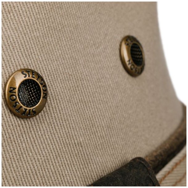 Stetson Traveller Cotton Hat Light Beige