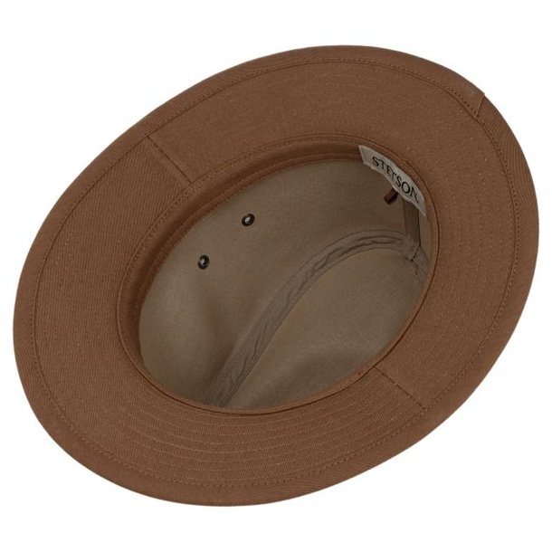 Stetson Traveller Cotton Hat Cognac