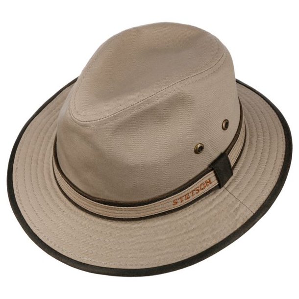 Stetson Traveller Cotton Hat Light Beige