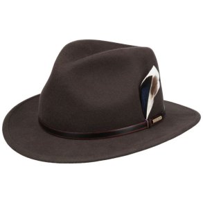 Stetson Traveller Woolfelt Hat Brown
