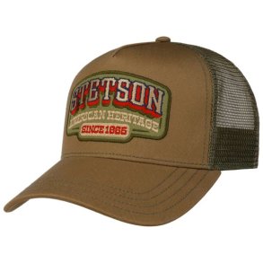 Stetson Trucker Cap Vintage Western Brown
