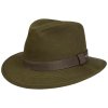 Stetson Waxed Traveller Cloth Hat Olive
