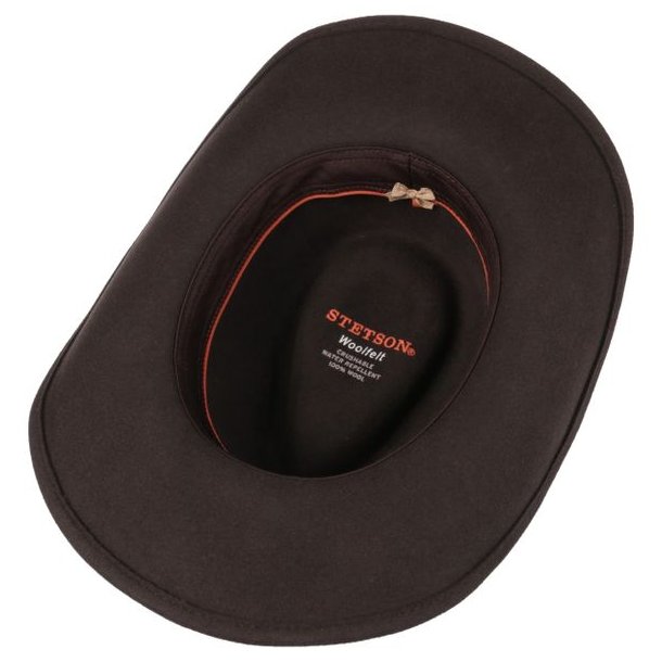 Stetson Western Woolfelt Hat Chocolate