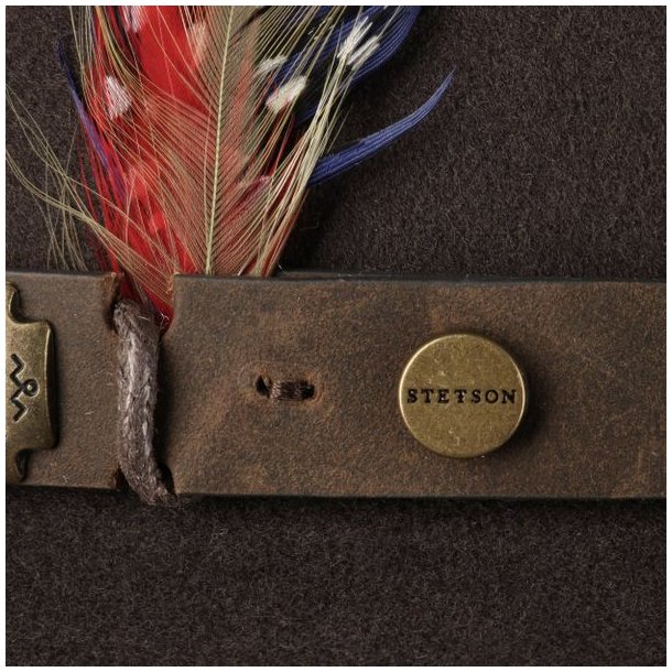 Stetson Western Woolfelt Hat Chocolate