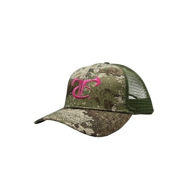 TrueTimber Logo Mesh Back Cap Strata Rose Logo
