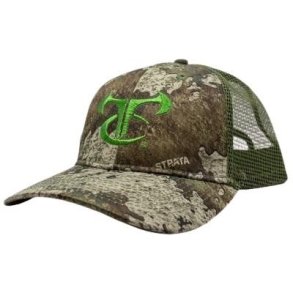 TrueTimber Logo Mesh Back Cap Strata Green Logo