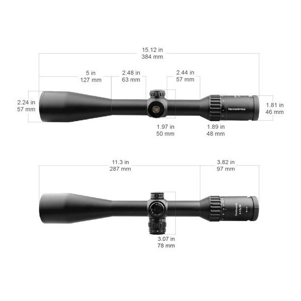Vector Optics Continental 3-18x50 Sigtekikkert SFP