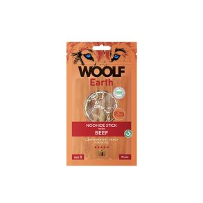 Woolf Earth Noohide Sticks Beef S, 10stk.