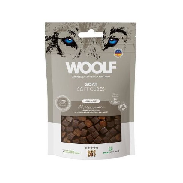 Woolf Soft Cubes Goat 100g