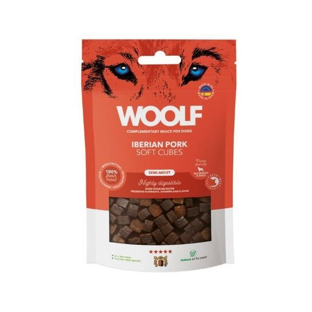 Woolf Soft Cubes Iberian Pork 100g
