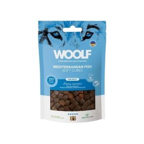 Woolf Soft Cubes Mediteranean Fish  100g
