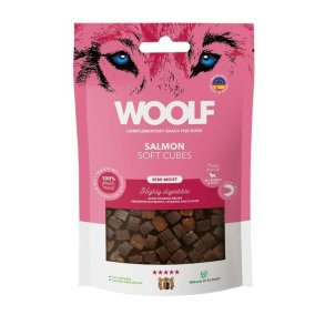 Woolf Soft Cubes Salmon 100g